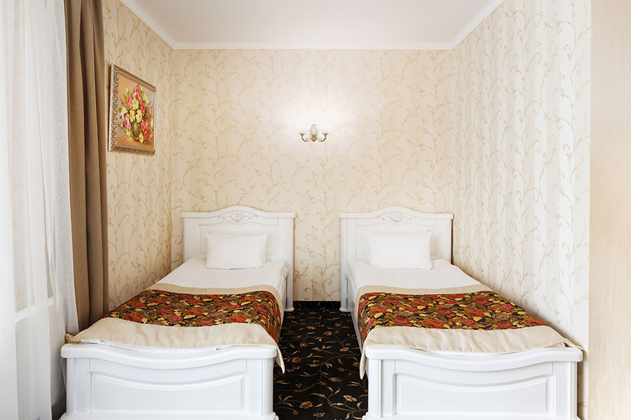 Готель в Карпатах, номер люкс з окремими ліжками, фото 4